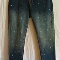 jeans brillantinato