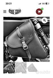 Borsa harley davidson ends cuoio sportster