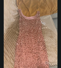 Vestito Rosa con Paillettes