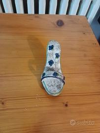 scarpetta ceramica vintage anni 70