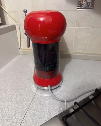 Macchina da caffè espresso manuale SMEG ROSSO