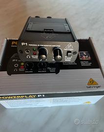 Behringer Powerplay P1  + cavo Oyade RCA/XLR