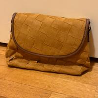 Borsa tracolla intrecciata cuoio nuova
