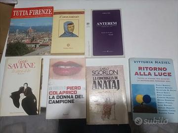 Lotto 7 Libri Vari Narrativa Saggistica Geografia
