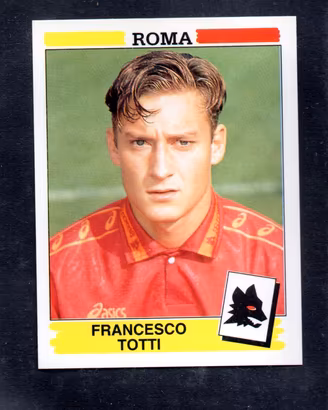 LOTTO DI 3 FIGURINE TOTTI BARESI DEL PIERO ROOKIE