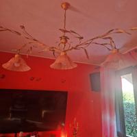lampadario in ferro battuto