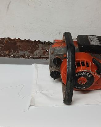motosega vintage Comer made Canada