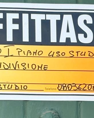 Ampio appartamento uso ufficio in condivisione