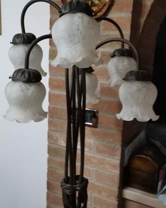 piantana + due lampadari e uno da comò
