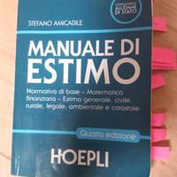 Libro di Manuale di ESTIMO