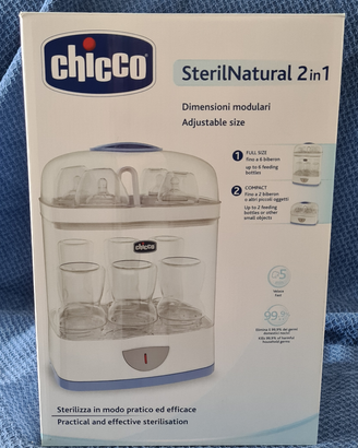 Sterilizzatore Chicco SterilNatural 2 in 1