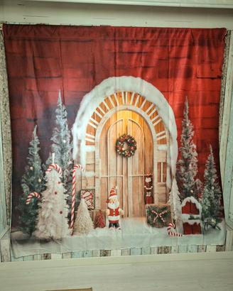 fondale fotografico natalizio