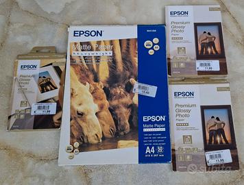carta fotografica per la stampante
