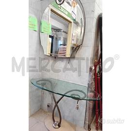 CONSOLLE CON SPECCHIO FERRO NAPPINE