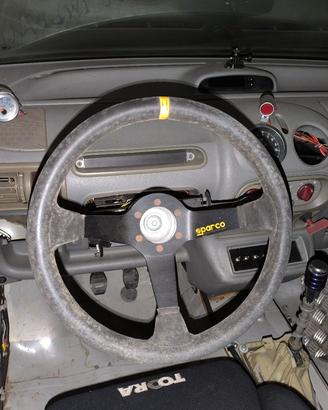 auto da pista più carrello 