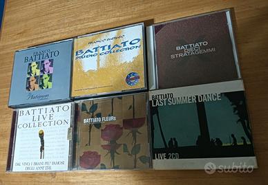 Lotto CD Franco Battiato - 6 titoli, 11 CD totali