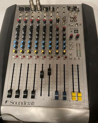 Mixer Soundcraft Spirit e 6