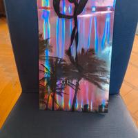 shopper olografica Gucci mai utilizzata 23x38x8 cm