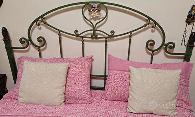 copri testata letto matrimoniale in ferro battuto 