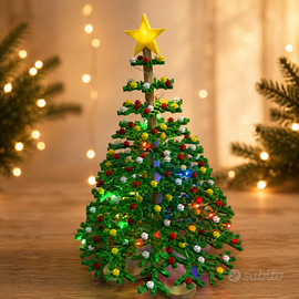 Albero di Natale Componibile Stile Lego