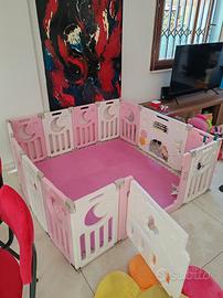 recinto giochi bimba con tatami