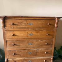 Comò in massello di pioppo