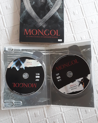 Doppio dvd "mongol, la vera storia di Genghis Khan