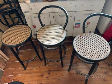 Sgabelli vintage neri- zona Cerveteri