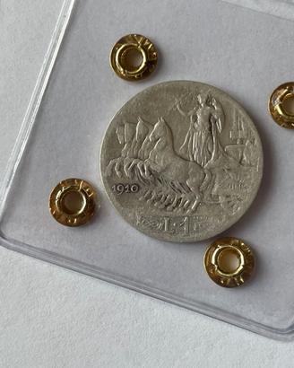 1 Lira 1910 Quadriga Veloce MB/BB Sigillo