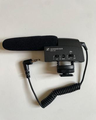 Sennheiser MKE 400 microfono shotgun direzionale