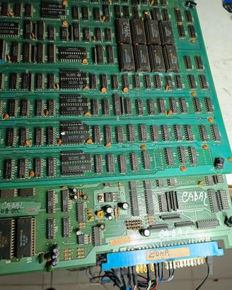 scheda gioco arcade Cabal (Tad Corporation) 1988