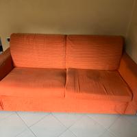 Divano sfoderabile a letto matrimoniale