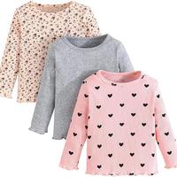 Set T-Shirt Bambina Manica Lunga Polsini 4 ANN
