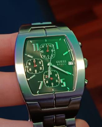 🔥 Orologio GUESS STEEL – Cronografo Uomo 🔥