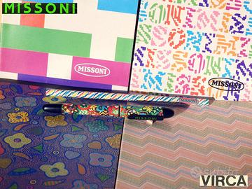 MISSONI VINTAGE 1980 Penna Matita Quaderni Notes