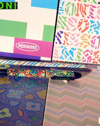 MISSONI VINTAGE 1980 Penna Matita Quaderni Notes