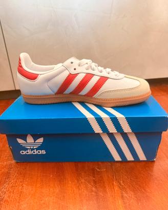 Adidas Samba OG bianco rosso 36 2/3 nuove