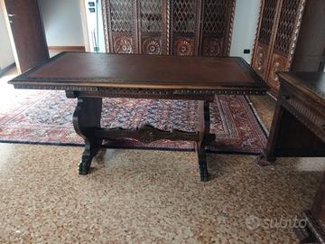 Scrivania da ufficio stile antico