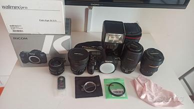 Pentax k-3 con tanti accessori