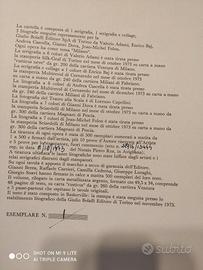 Volume edito da Giulio Bolaffi. Milano e Roma
