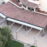 Tettoia in castano