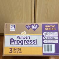 Pannolini  pampers  progressi