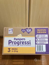 Pannolini  pampers  progressi