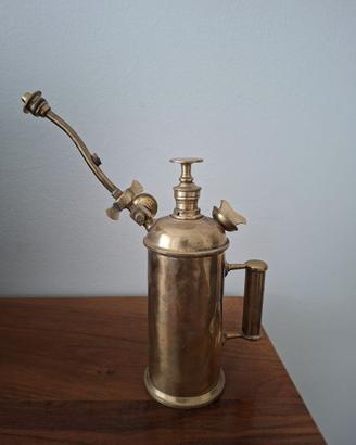 Antico irroratore/polverizzatore manuale in ottone