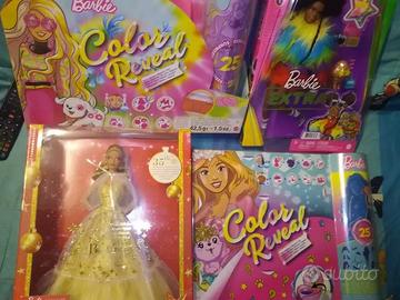set di 4 barbie-GVR04-HJX06- GXV93-HCD26