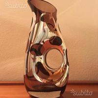 Vaso cristallo e argento Boggiali