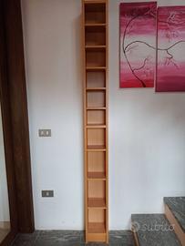 Colonna porta cd/dvd in legno