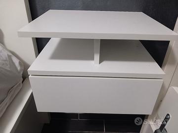 Comodini Sospesi "Pure White" – Design Moderno e F