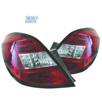 FANALI OPEL CORSA D 06-14 LED ROSSO CROMATO