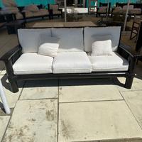 Divano bambu con cuscini per esterno